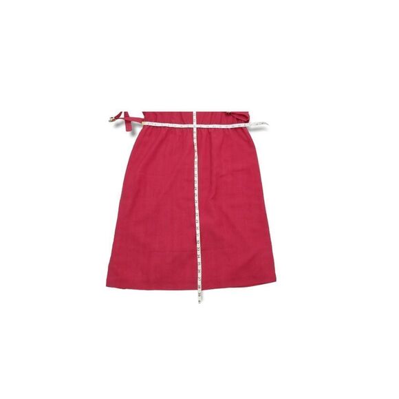 MANSDAR  WOMEN'S  Vintage  Red  Summer Party Retro  Dress . SIZE L - Picture 11 of 12